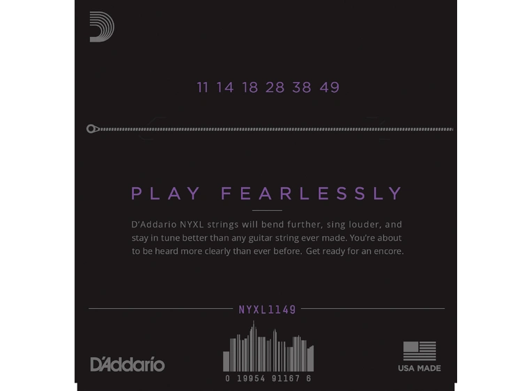 D'addario NYXL1149 El.Gitar strenger (011-049) 